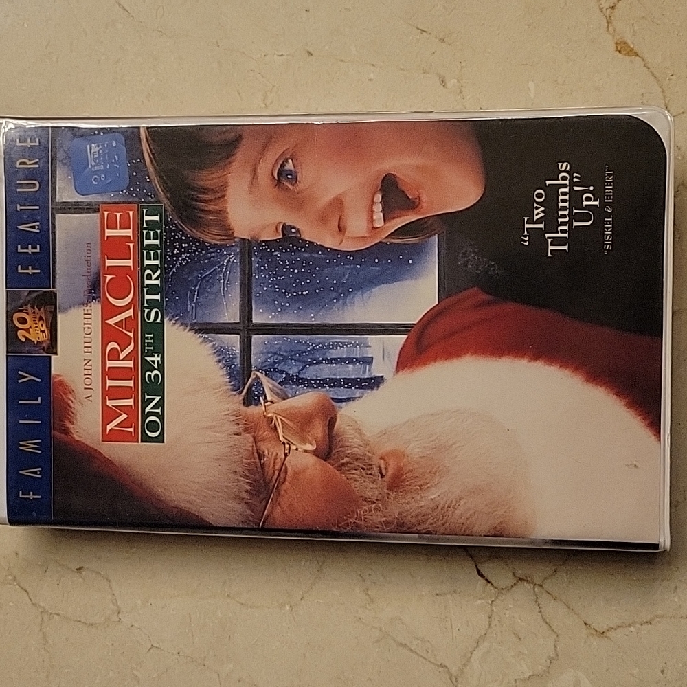 20th Century Fox Miracle in 34th Street VHS Tape